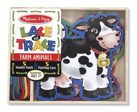 Melissa & Doug Farm Animals Lace and Trace Panel, Item Number 203989