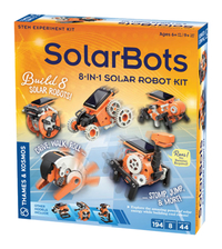 Thames and Kosmos SolarBots: 8-in-1 Solar Robot Kit, Item Number 2040459