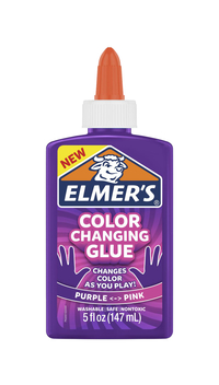 Elmer's Color Changing Glue, Pink/Purple, 5 Ounces Item Number 2040892