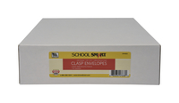 School Smart Multi Tak Clasp Envelopes, 10 x 13 Inches, Kraft Brown, Box of 100 2044621