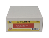 School Smart Multi Tak Clasp Envelopes, 6 x 9 Inches, Kraft Brown, Box of 100 2044625