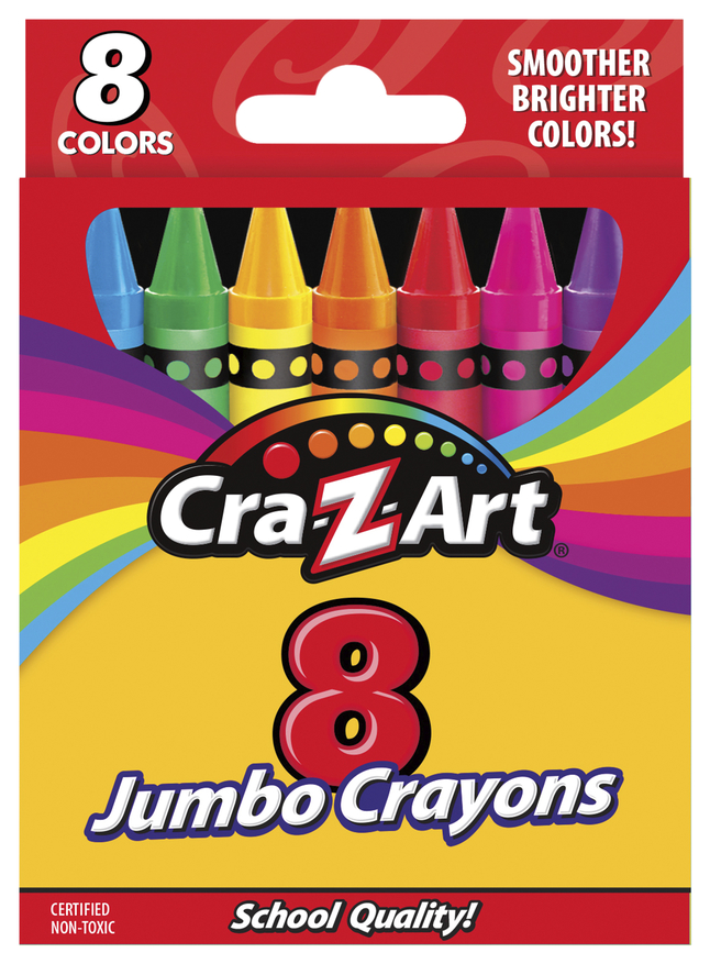 Cra-Z-Art CZA740061 8 Colors Jumbo Classroom Crayons - Pack of 200, 1 -  Kroger