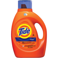 Tide Liquid Laundry Detergent, Concentrate Liquid, 92 Fluid Ounces, Original Scent, Item Number 2050276