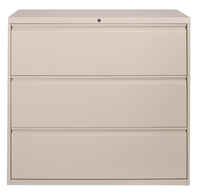 Affordable Interior Systems 3-Drawer Lateral Filing Cabinet, 30 x 18 x 40 Inches, Putty 2073516