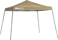 Quik Shade Solo Steel 90 Slant Leg Canopy, 11 x 11 Feet, Khaki, Item Number 2089013