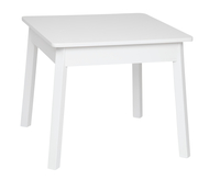Melissa & Doug Wood Square Table, 25-1/2 x 25-1/2 x 20 Inches, White, Item Number 2089104