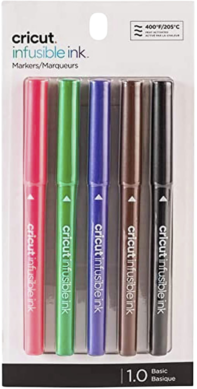 Pack of 5 Cricut metallic Pens 1.0 for Maker and Explore