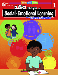 Shell Education 180 Days of Social-Emotional Learning, First Grade, Item Number 2089435