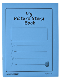 School Smart My Picture Story Book, Grade 2, 1/2 Inch Ruled, 8-1/2 x 11 Inches 2092044