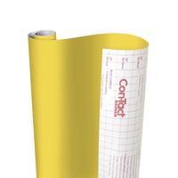 Con-Tact Self-Adhesive Contact Paper, 18 Inches x 50 Feet, Yellow, Item Number 2093494