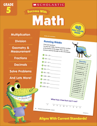 Scholastic Workbook Success With Math Workbook, Grade 5 2098717