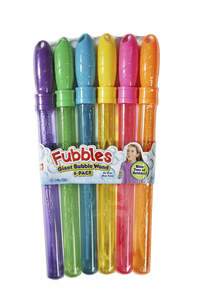 Fubbles Bubble Wands 4 Ounce, Set of 6, Item Number 2098865