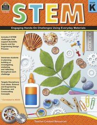 STEM: Engaging Hands-On Challenges Using Everyday Materials, Kindergarten, Item Number 2102217