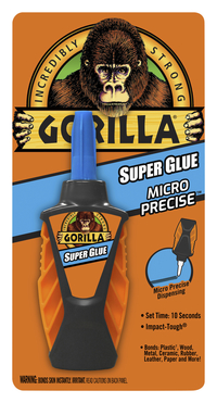 Gorilla Glue Super Glue Micro Precise, 0.19 Ounce, Item Number 2103226