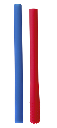 Chewigem Chewable Pencil Toppers, Red Blue, Item Number 2103440