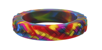Chewigem Chew Bracelet with Small Treads, Rainbow, Item Number 2103441
