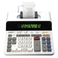 Sharp EL-T3301 12-Digit Printing Calculator, White, Item Number 2103480