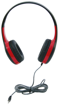 Califone KH-08N RD On-Ear Headphones, 3.5mm, Red 2104620