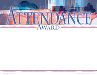 Achieve It! Attendance Award Recognition Awards, Blank Item, 11 x 8-1/2 inches, Pack of 25, Item Number 2105102