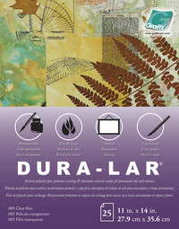 Grafix Dura-Lar Clear Film, 11 x 14 Inches, 0.005 Inch Thickness, 25 Sheets 2105213
