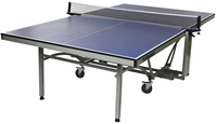 FlagHouse Premier II Table Tennis Table, 9 x 5 Feet x 30 Inches, Blue 2120083
