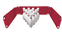 Flaghouse Bowling Backstop, 4 x 1 Feet, Red, Each 2120119