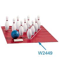 FlagHouse Bowling Mat, 54 Inches, Red Vinyl 2120272