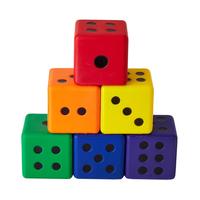 Colored Dice, Set of 6 2120654