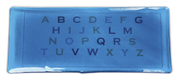 Alpha-Numeric Gel Pad, Upper-Case Alphabet 2121835