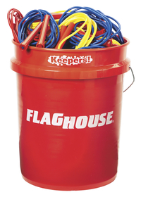 Image for FlagHouse Keepers Jump Ropes, Assorted Lengths, Set of 50 with Included Pail from School Specialty