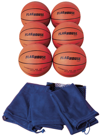 FlagHouse Active Series Rubber Basketball, Size 5, Set of 24 2123818