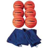 FlagHouse Active Series Rubber Basketball, Size 7, Set of 24 2123855