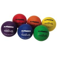 Image for Flying Colors Rubber Volleyball, Assorted Colors, Set of 6 from School Specialty