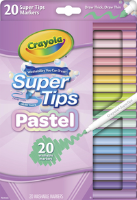 Crayola Ultra-Clean Washable Marker Classpack, Fine Line, 10-Assorted  Colors, Set of 200