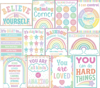 Teacher Created Resources Pastel Pop Calming Strategies Small Poster Pack 2132363