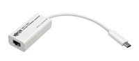 Tripp Lite USB-C to Gigabit Network Adapter, Thunderbolt 3 Compatibility, White 2136110