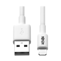 Tripp Lite USB-A to Lightning Sync/Charge Cable (M/M), White 2136113