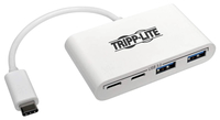 Tripp Lite 4-Port USB-C Hub, USB C to 2x USB-A, 2x USB-C, USB 3.0, White 2136121