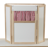 Childcraft Dry-Erase Tabletop Puppet Theatre, 30-3/4 x 7-3/4 x 29 Inches, Item Number 249450