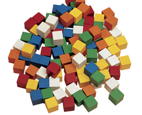 Achieve It! Wooden Color Cubes, 1 Inch, Set of 102, Item Number 2105349