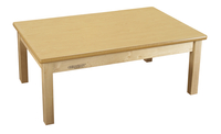 Childcraft Wood Table, Laminate Top, Rectangle, 48 x 30 x 20 Inches, Item Number 297494