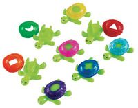 Learning Resources Smart Splash Shape Shell Turtles, Set of 16, Item Number 299819