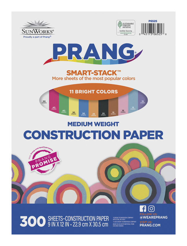 Construction Paper Orange 9 x 12 50 Sheets per Pack 10 Packs