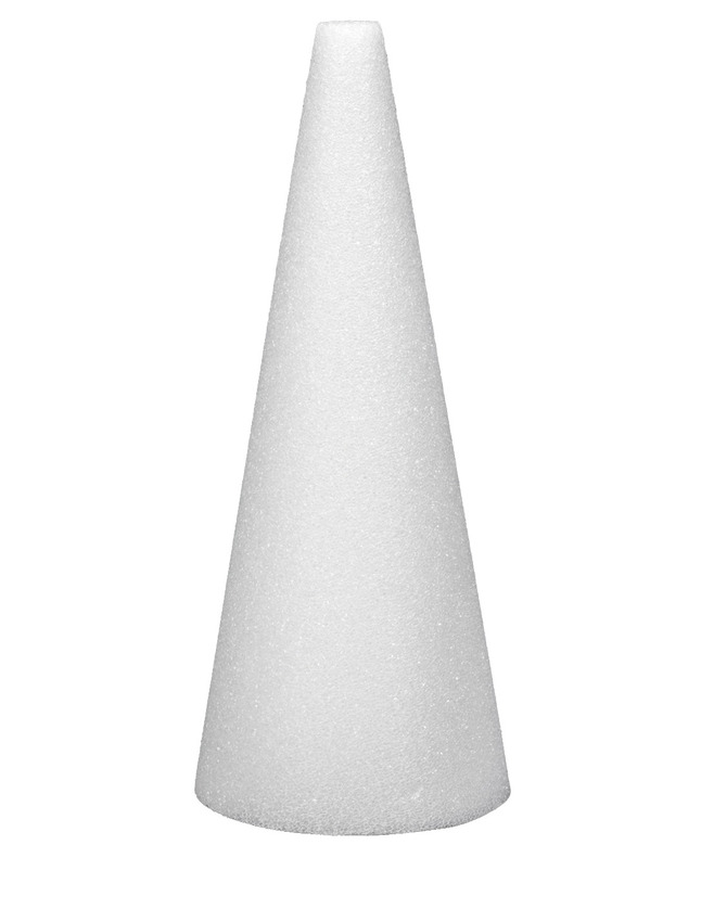 Floracraft CraftFōM 2 Piece Cone 2.75 inch x 6 inch White