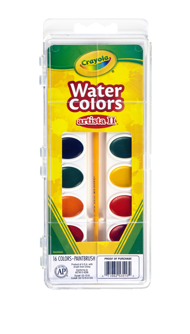 Crayola Artista II Watercolor Set - 16 / Set 