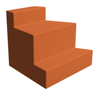 Classroom Select Soft Seating Neofuse 3-Tier Outside Facing Wedge, Item Number 4000019