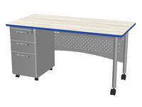 Image for Classroom Select NeoClass Single Pedestal Teacher's Desk from School Specialty