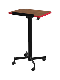 Classroom Select Tilt-N-Nest Adjustable Height Podium, Black Frame, 20 x 26 x 29 - 44-1/2 inches Item Number 4001269