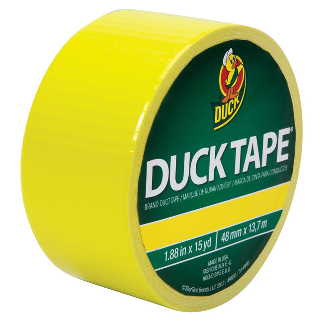 Duck Tape Atomic Yellow Duct Tape 1.88 in. x 15 yd.