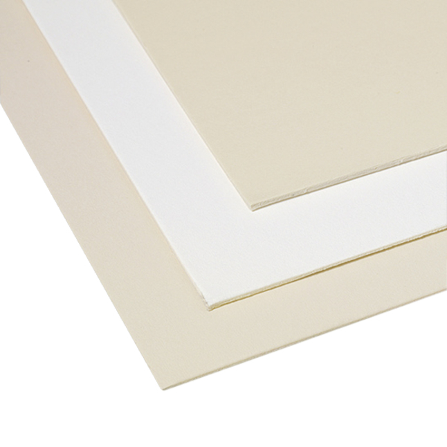 Crescent Pebbled Mat Board - 32 x 40 Inches - Pack of 10 - Cream